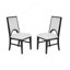 Table de salle à manger et chaises d'appoint 4X Ensemble de salle à manger 5 pièces