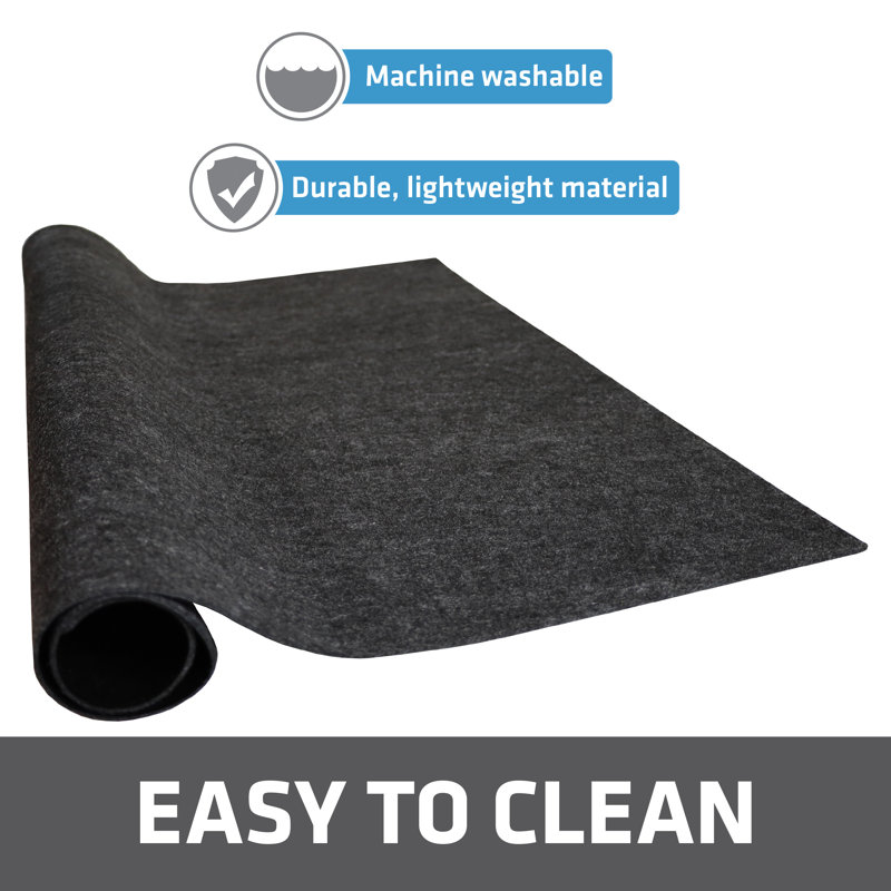Charcoal 24" x 59" Waterproof Under Sink Cabinet Mat