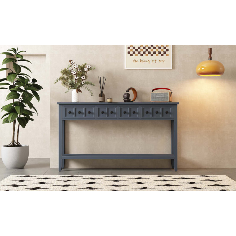 Console Rustic, Bleu marine hale