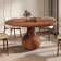 Gullveig Space-Saving Round Solid Wood Dining Table For Kitchen Restaurant Breakfast Office