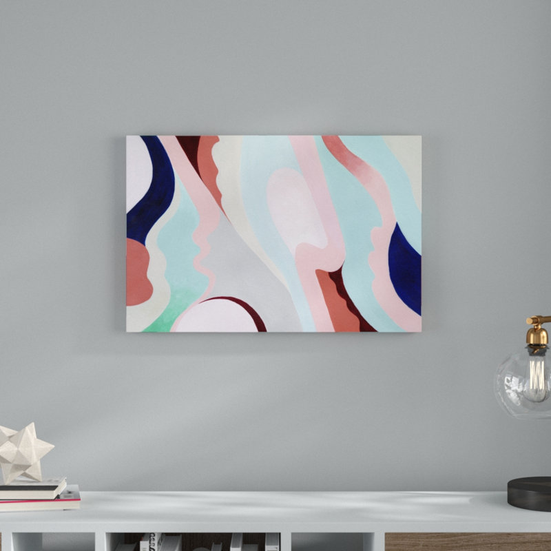 Pastel Highlands V - Painting on Canvas, 51cm H x 76cm W, Wrapped Canvas