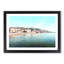 Shoreline of Sitges in Spain in Abstract - Picture Frame Graphic Art Print-55764577-55764578