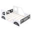 Twin Size Classic Car-Shaped Platform Bed With Wheels-1846532740-1846532741