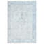 Tapis persan Kerman de 9 pi 7 po x 13 pi 10 po bleu clair en laine usée, mince, noué à la main à l'aspect vieilli Shabby Elegance semi-antique 6EA06734FF2541A68E86680B7BFC89DB