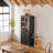 Cabinet with Double Glass Doors and shelves