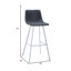 Tabouret de bar 41 po en cuir avec pieds en acier inoxydable-1911943943-1891155548