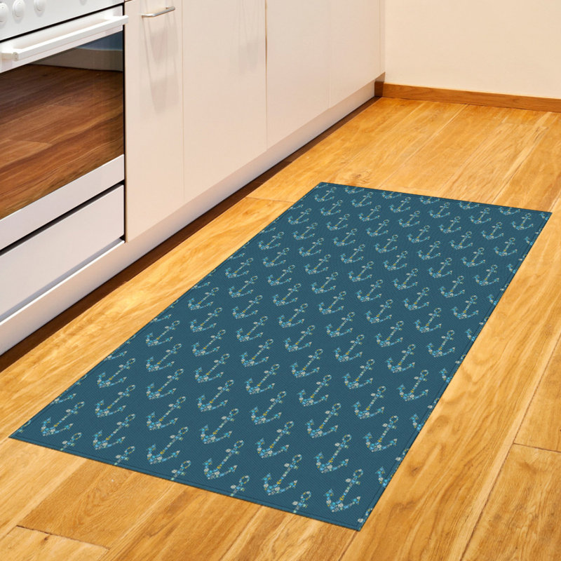 Tapis décoratif en fibres à haute densité Anchor, Rectangle 2 pi 7 po x 5 pi