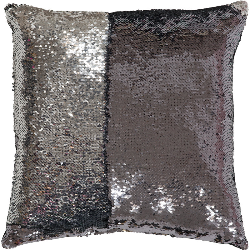 Casey Square Cushion, Silver