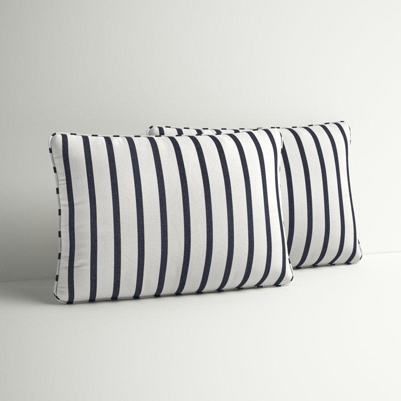 Housse et insert de coussin d'extérieur Lorena, H 12 po x l 24 po