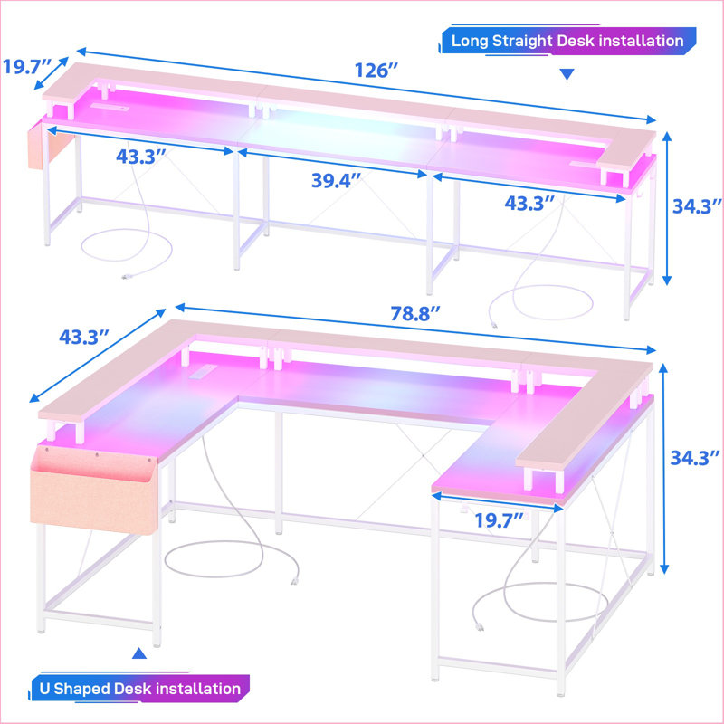 U-Shaped Computer Desk