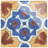 Provincial Alhambra Deco 6 In. X 6 In. Porcelain Wall Tile