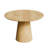 Finnerty Circular Dining Table with Wooden Base-110480662-111786370