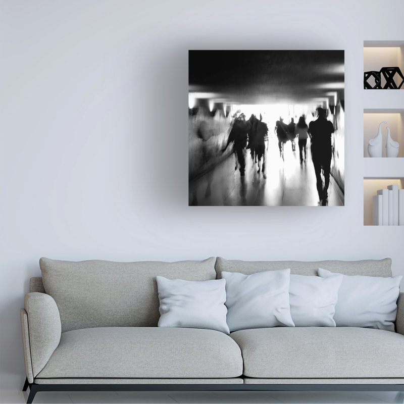 Andrea Klein Underground Pathway Canvas Art, 14" H x 14" W