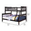 Lit superposé simple au-dessus d'un lit double Anjelita Mission Style-1163410038