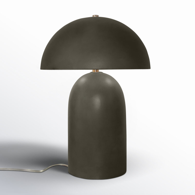 Hardacre Ceramic Table Lamp, Pewter Green