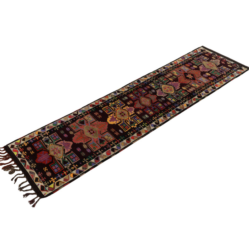 One-of-a-Kind 3'1" X 11'10" Hand Knotted Area Rug