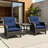 Anahit 3-Piece Outdoor Conversation Seating Group with Cushions-2090312413
