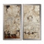 Gray Rhythms Champagne - Champagne, reproduction d'art sur toile encadrée, ensemble d'art mural gris