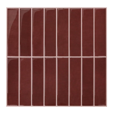 Carreaux de dosseret à peler et à coller 12 po x 12 po (ensemble de 10)