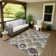 Machine Washable Indoor/Outdoor London ACN2257 Panels Rug