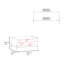 Table basse haute 15 po Shan avec armoire escamotable et tablette ouverte blanc Shan-215090519