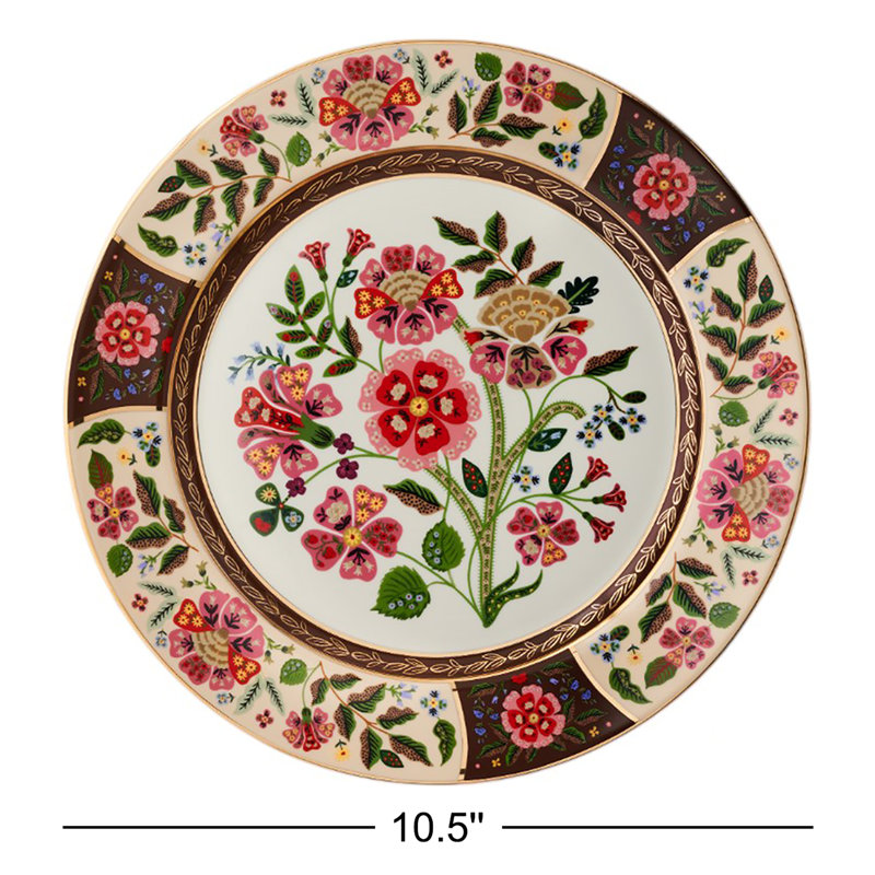 Ensemble d'assiettes en porcelaine Gracie
