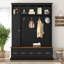 Arbre d'entrée U-Can avec crochets, banc à chaussures et armoire de rangement-952966394