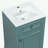 Bathroom Vanity with Ceramic Sink, Adjustable Shelf and Door-Mounted Storage Rack-656146835