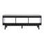 Banc de rangement en bois avec tablettes-1965268459