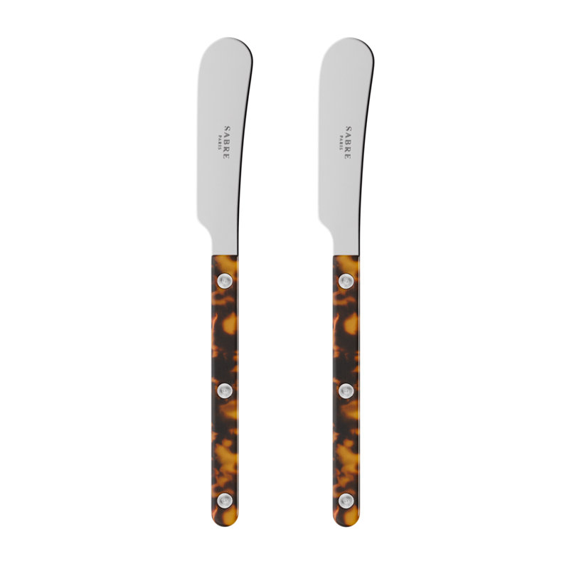 Set of 2 Bistrot Tortoise spreaders