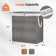 Wicker Laundry Hamper with Lid, 90L/110L Storage Capacity Wicker Clothes Basket with Handle and Removeable Liner