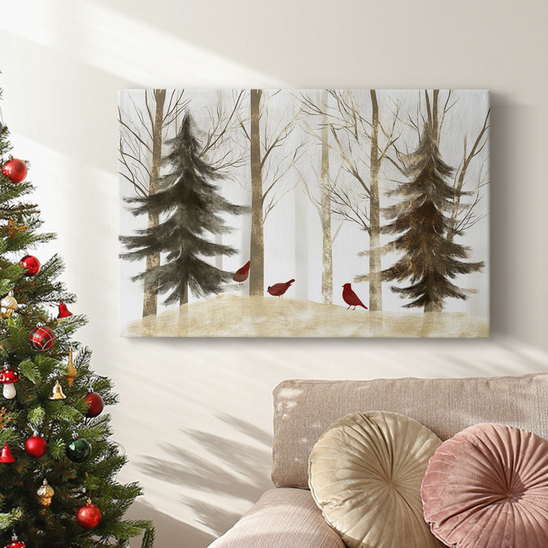 Christmas Holiday Arts - Toile tendue avec châssis, H 40 po x l 60 po