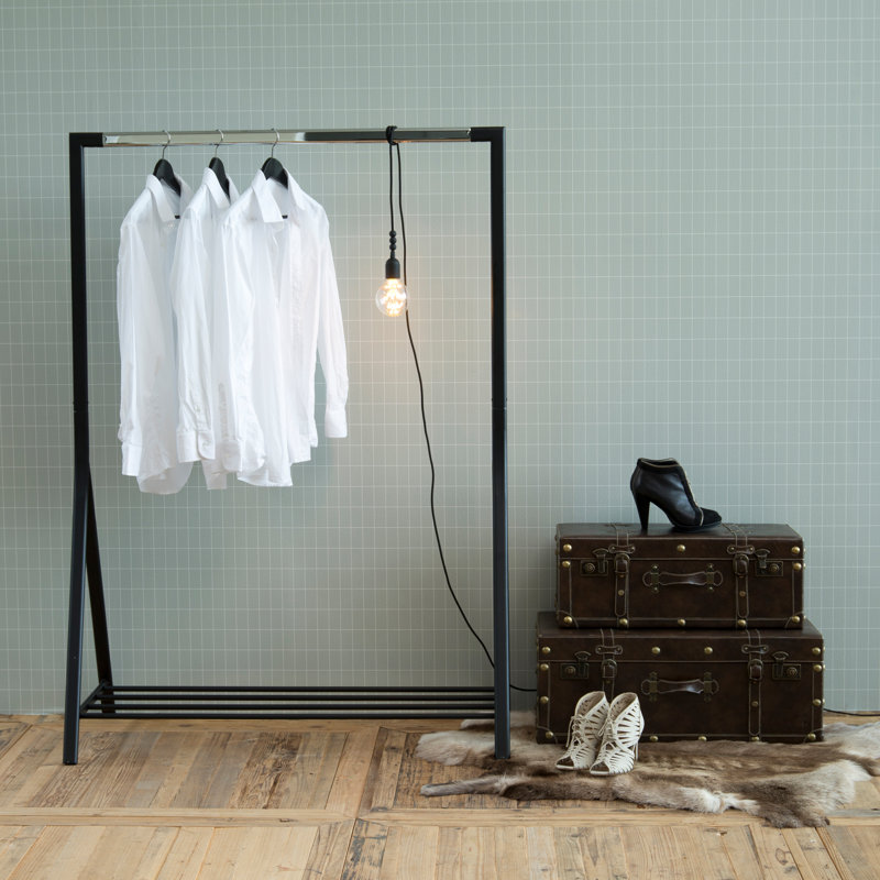 Rutan 117cm Clothing Rack, Black