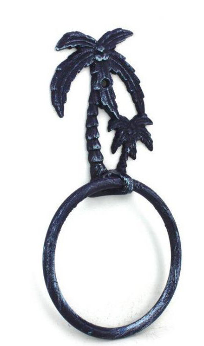 Towel Ring, Rustic Dark Blue