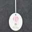 My 1st Christmas Oval Shaped Ceramic Ornament