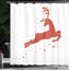 Ensemble de rideau de douche + crochets-44332601