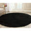 Tapis noir tissé à plat à la main Angeliya-19276450