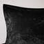 Literie en velours noir double / grand - tissu, matelassage à losanges, édredon lavable à la machine, diamant, avec