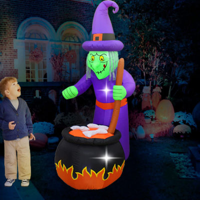 Sorcière géante d'Halloween gonflable
