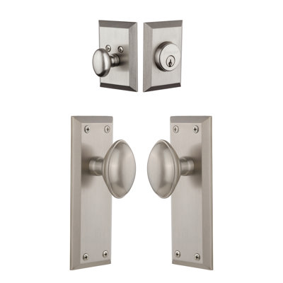 Fifth Avenue Complete Entry Knob Set with Deadbolt