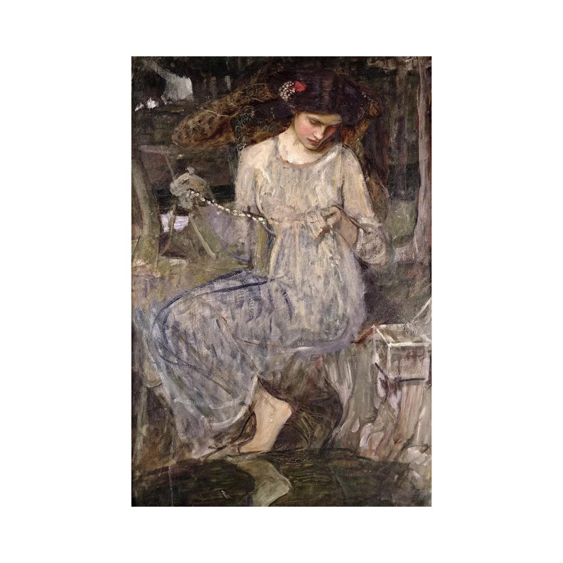The Necklace, C.1909 by John William Waterhouse - Wrapped Canvas Gallery-Wrapped Canvas Giclée
