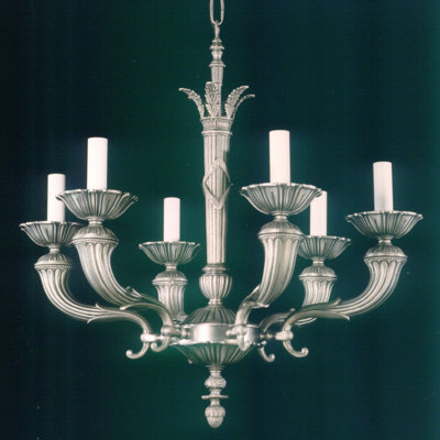 Cowie 6 - Light Candle Style Chandelier