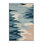 Machine Washable Watercolor Gray Area Rug