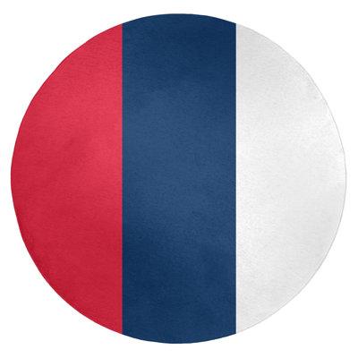 Red/Navy Blue Rug