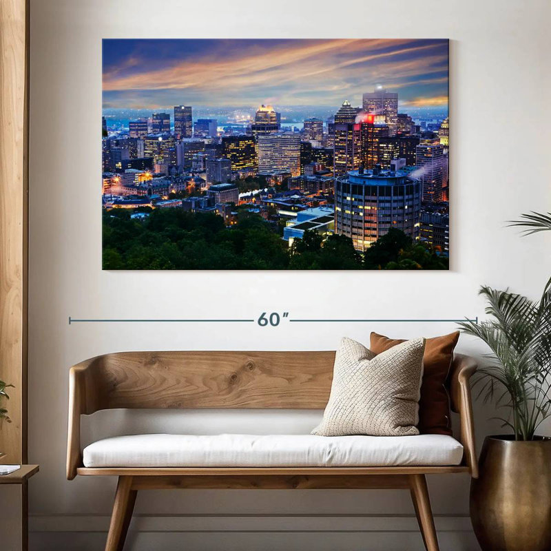Kavia Montreal City Lights, H 34 po x l 51 po