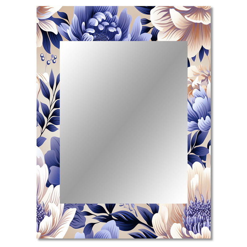 Paisley perse mauve Zeidan - miroir cachemire, motif cachemire floral unique, 40 po x 30 po