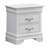 Elegant Transitional Nightstand In Silver Champagne-1928749634