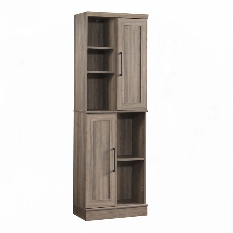 Grande armoire de rangement 71,42 "Farmhouse, Gris brun