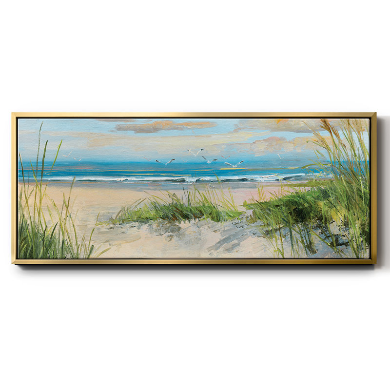 Catching the Wind II- Framed Canvas, 8" H x 20" W