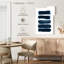 Avery coups de pinceau aquarelle bleu marine-108231792